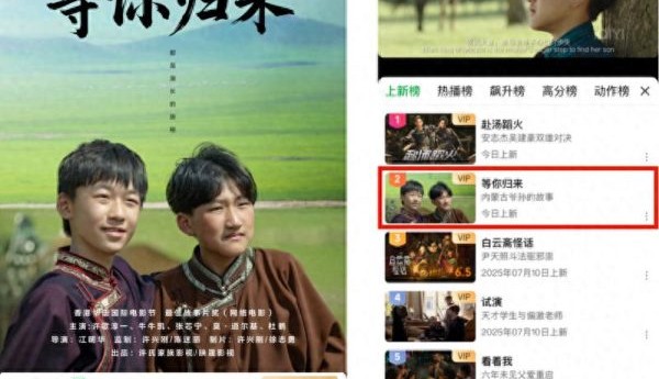 《等你归来》爱奇艺独家热映 温情治愈引爆观众泪腺